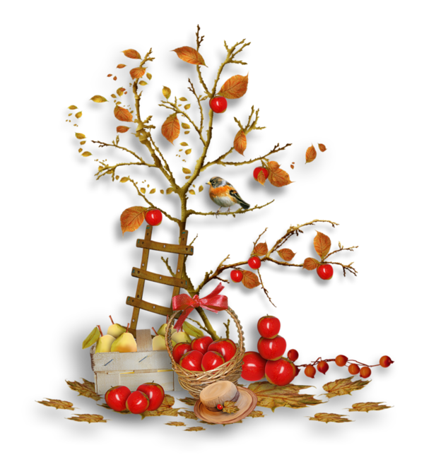 Transparent Autumn File Size Christmas Decoration Food for Christmas