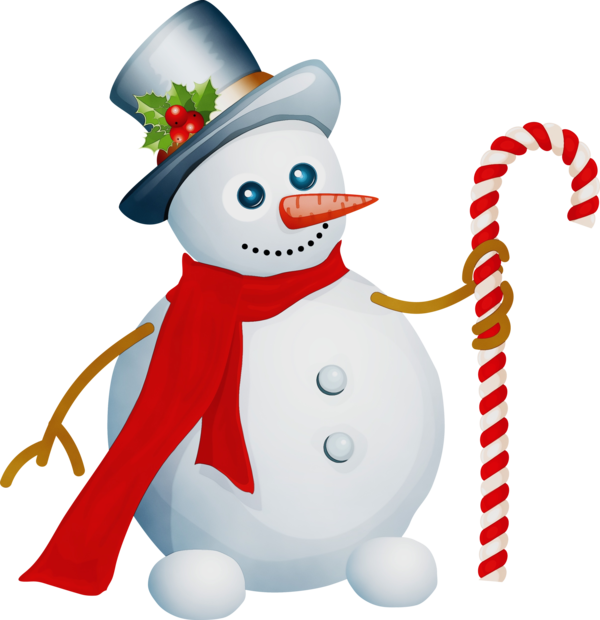 Transparent Snowman Christmas Santa Claus Cartoon for Christmas