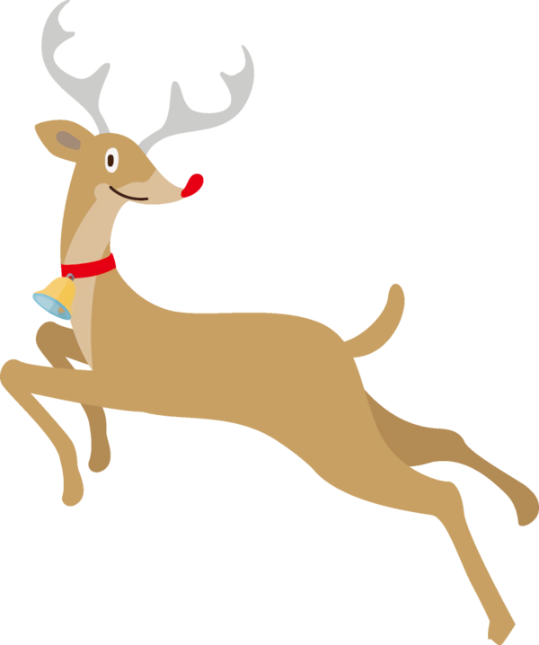 Transparent christmas Reindeer Deer Whippet for Reindeer for Christmas