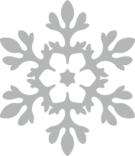 Transparent christmas Leaf Pattern Plant for Snowflake for Christmas