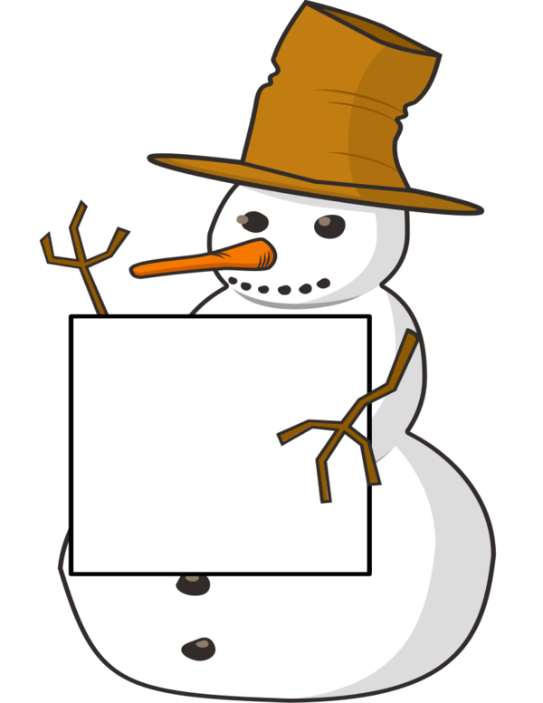 Transparent Clip Art Christmas Snowman Christmas Day Headgear Hat for Christmas