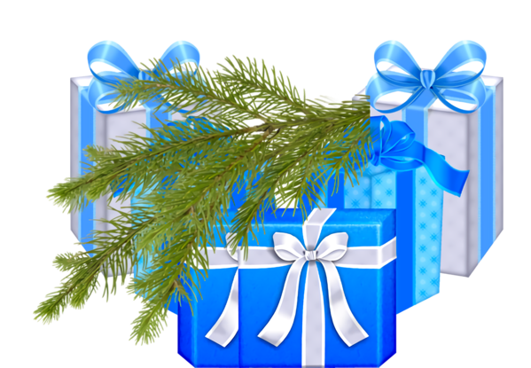 Transparent christmas Ribbon Present Tree for Christmas Gift for Christmas