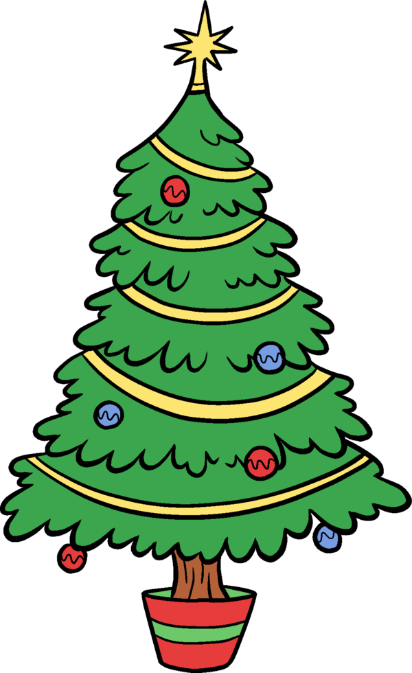 Transparent Christmas Day Logo Drawing Christmas Tree Colorado Spruce for Christmas