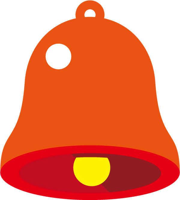 Transparent christmas Bell Orange Candy corn for Jingle Bells for Christmas
