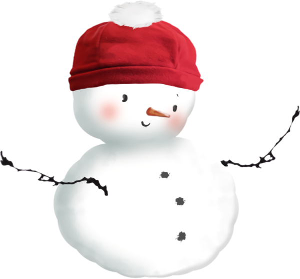 Transparent christmas Snowman Holiday ornament Snow for snowman for Christmas