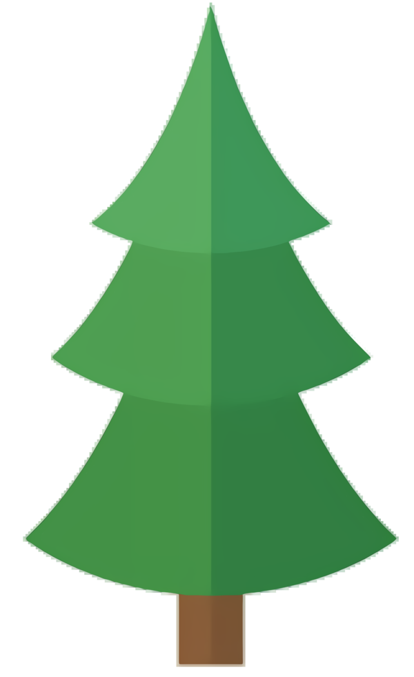 Transparent Spruce Christmas Ornament Christmas Tree Green for Christmas