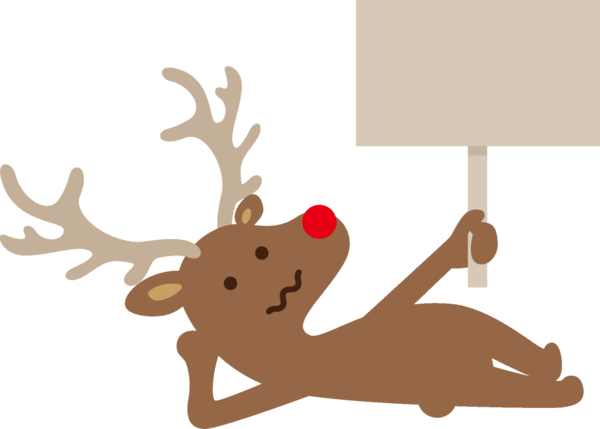 Transparent christmas Deer Reindeer Tail for Reindeer for Christmas