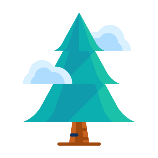 Transparent Cloud Forest Forest Tree Triangle for Christmas