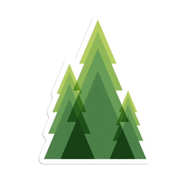 Transparent Christmas Tree Triangle Christmas Green for Christmas