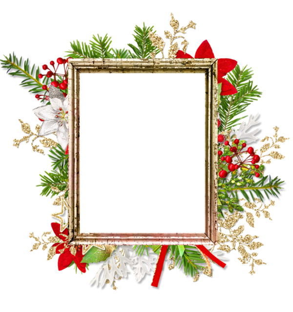 Transparent Paper Picture Frames Christmas Picture Frame Flower for Christmas