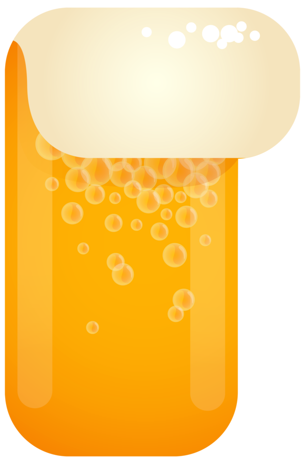 Transparent Beer Food Drink Orange Cylinder for Christmas