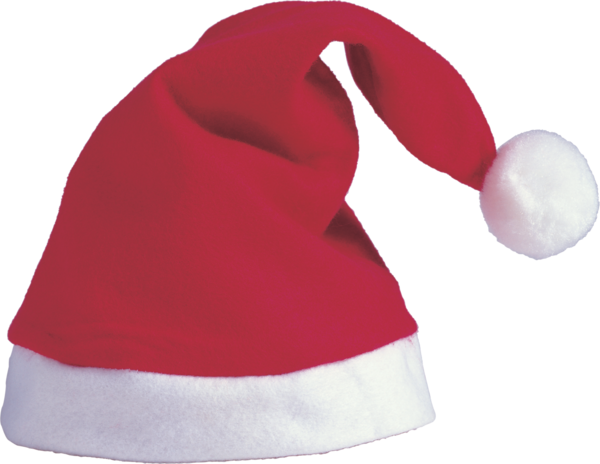 Transparent Santa Claus Christmas Bonnet Cap Hat for Christmas