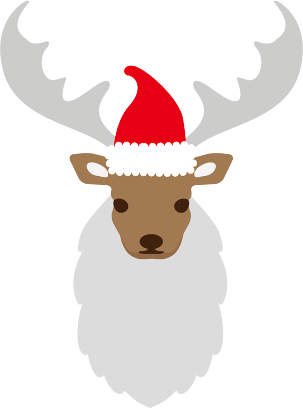 Transparent christmas Head Deer Reindeer for Reindeer for Christmas