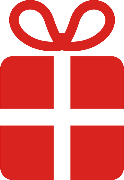 Transparent christmas Red Line Symbol for Christmas gift for Christmas