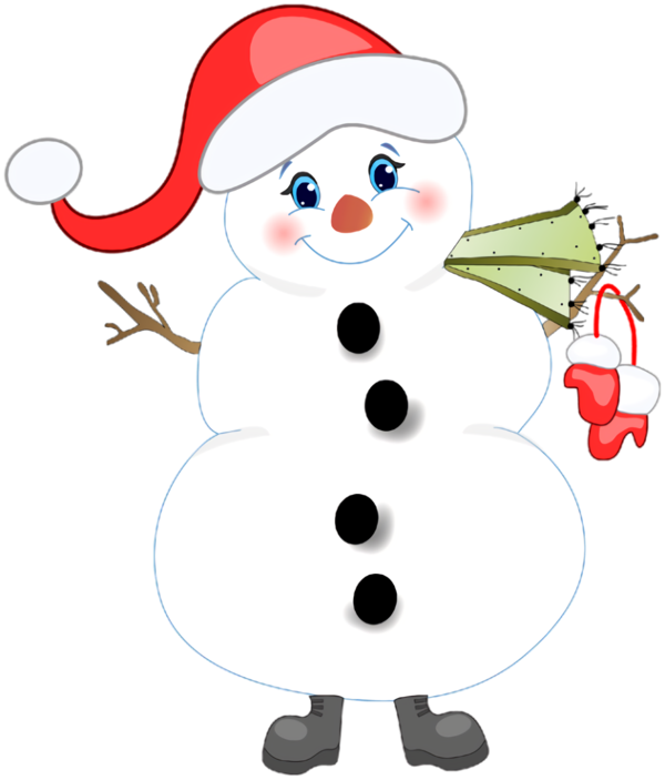 Transparent christmas Cartoon Snowman Pleased for snowman for Christmas