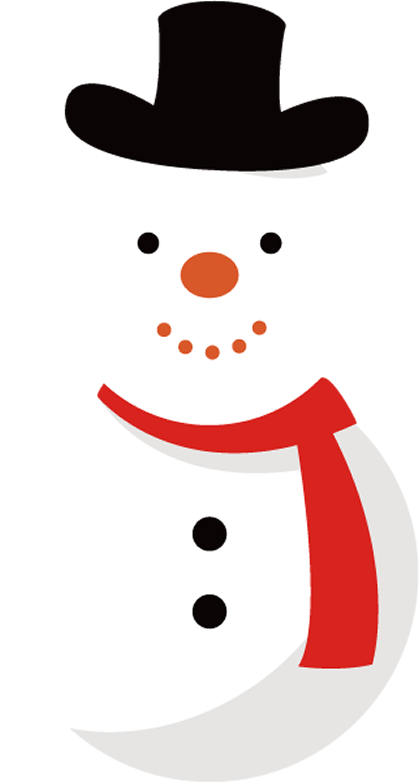 Transparent christmas Snowman Nose Smile for Snowman for Christmas