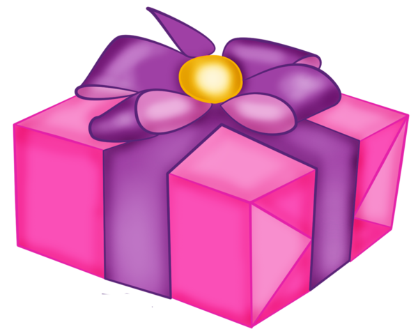 Transparent Gift Christmas Gift Blog Pink for Christmas