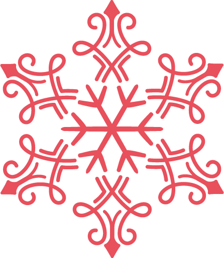 Transparent christmas Line Line art Pattern for Snowflake for Christmas