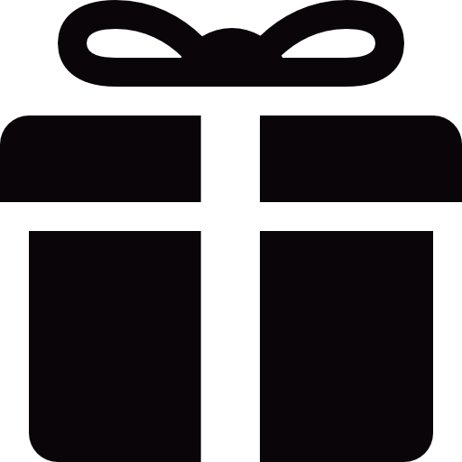 Transparent Gift Box Christmas Text Symbol for Christmas