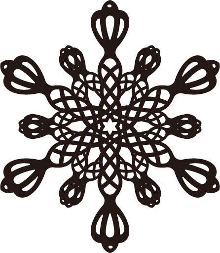 Transparent christmas Ornament Visual arts Pattern for Snowflake for Christmas