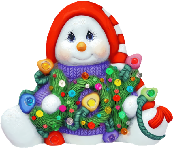 Transparent christmas Snowman Baby toys Toy for snowman for Christmas