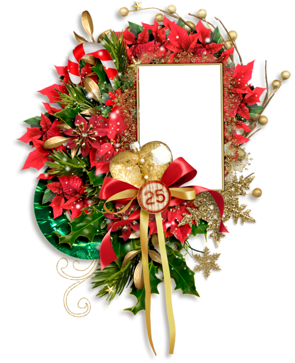 Transparent christmas Christmas decoration Bouquet Flower for Christmas Border for Christmas