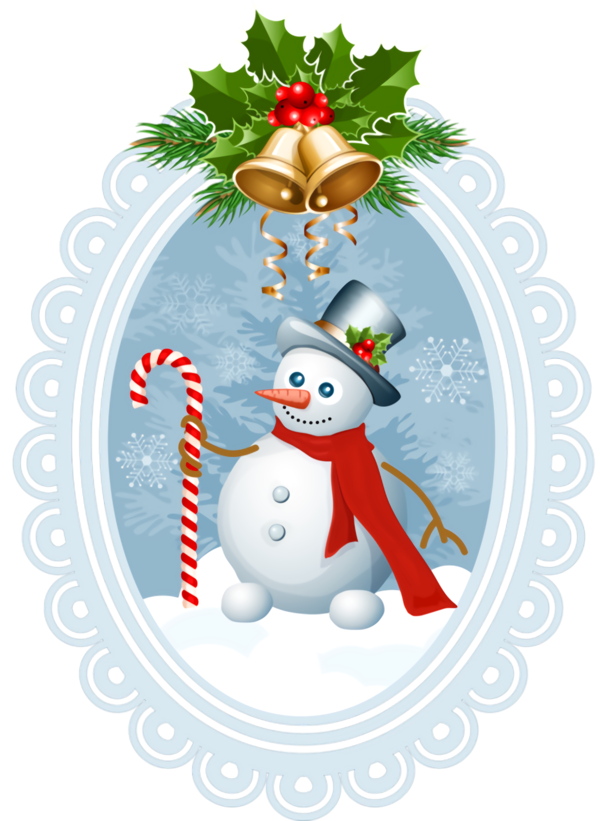 Transparent christmas Snowman Cartoon Holly for snowman for Christmas