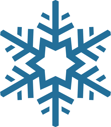Transparent christmas Symmetry Line Design for Snowflake for Christmas
