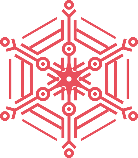 Transparent christmas Line Design Symmetry for Snowflake for Christmas