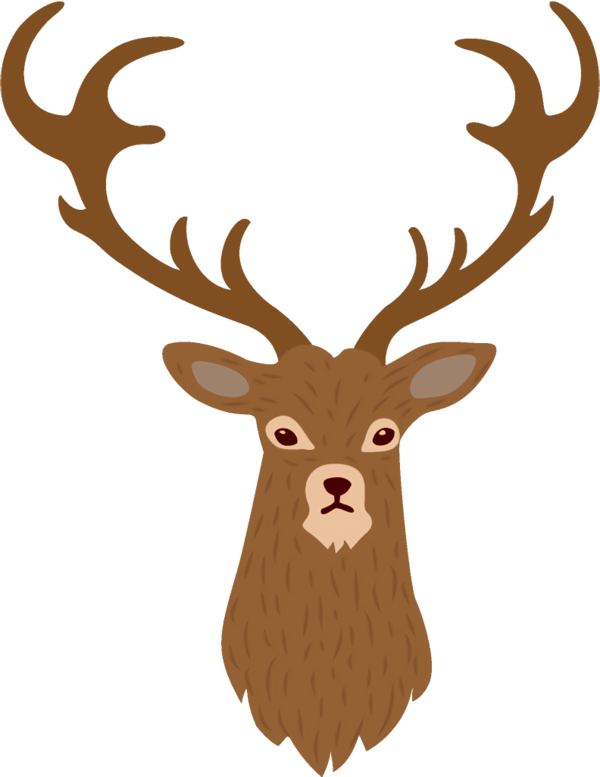 Transparent christmas Head Elk Deer for Reindeer for Christmas