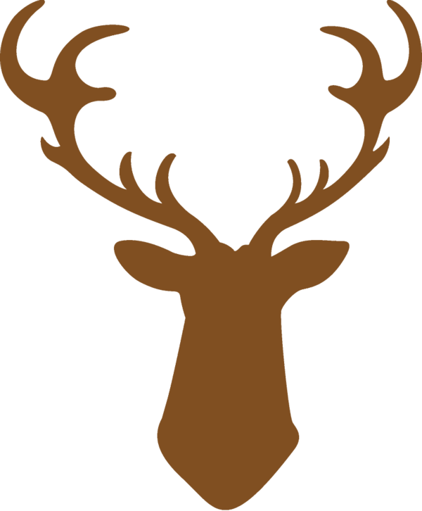 Transparent christmas Elk Head Deer for Reindeer for Christmas