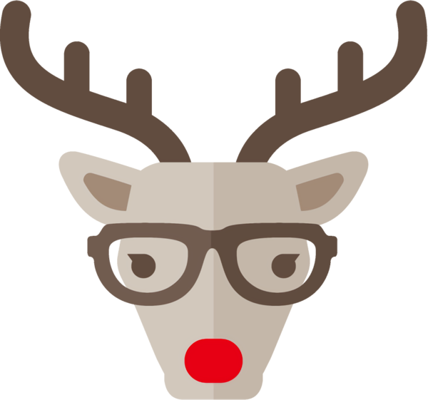Transparent christmas Deer Head Reindeer for Reindeer for Christmas