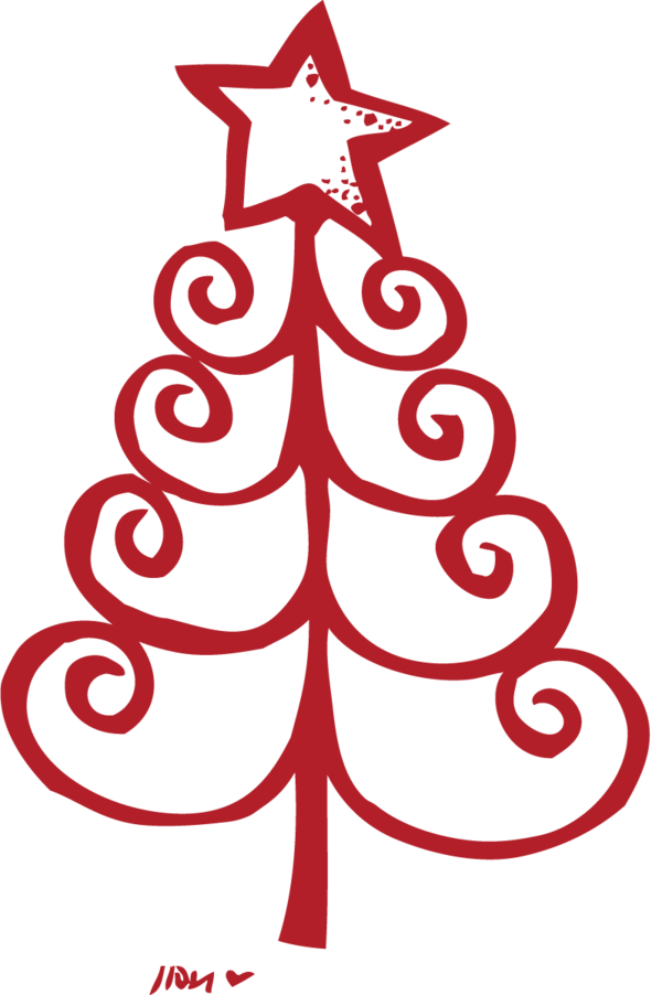 Transparent Rudolph Christmas Christmas Tree Pine Family Christmas Decoration for Christmas