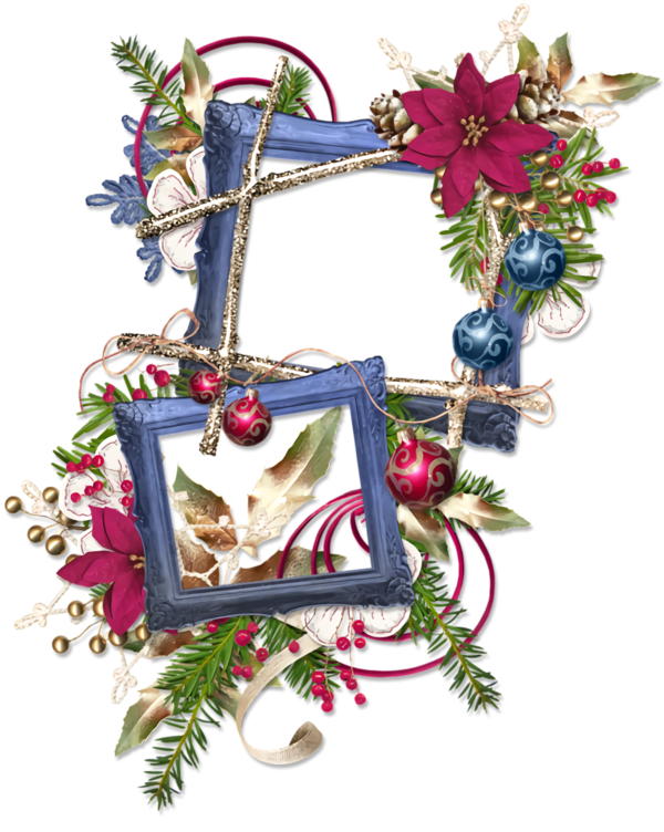 Transparent christmas Christmas decoration Christmas ornament Plant for Christmas Border for Christmas