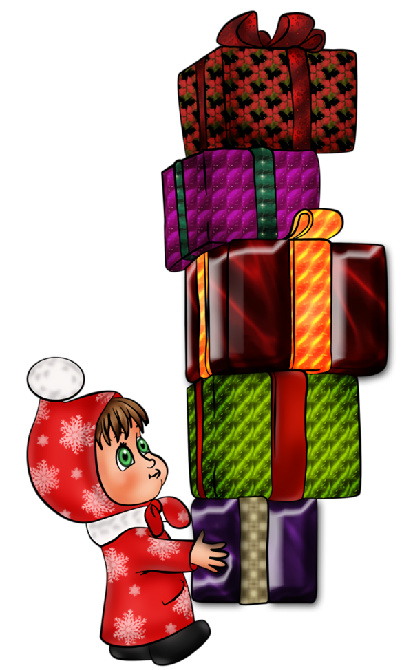 Transparent christmas Cartoon for Christmas Gift for Christmas