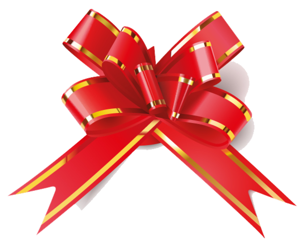 Transparent Gift Gift Wrapping Ribbon Red for Christmas
