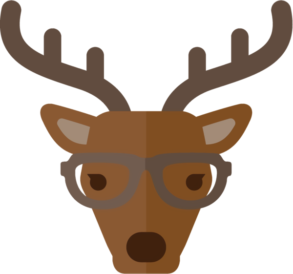 Transparent christmas Deer Reindeer Head for Reindeer for Christmas
