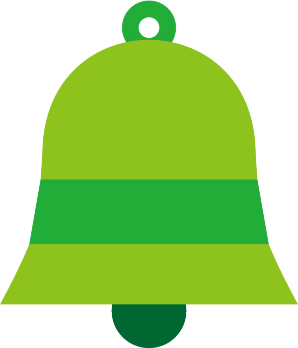 Transparent christmas Green Bell Headgear for Jingle Bells for Christmas