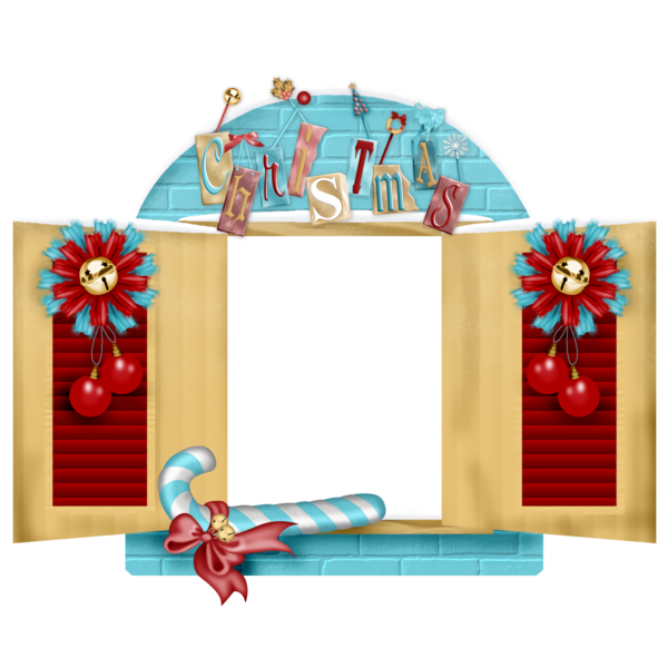 Transparent christmas Turquoise Arch Architecture for Christmas Border for Christmas