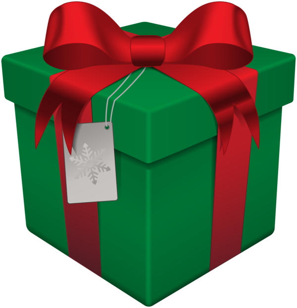 Transparent Christmas Gift Christmas Gift Box Green for Christmas