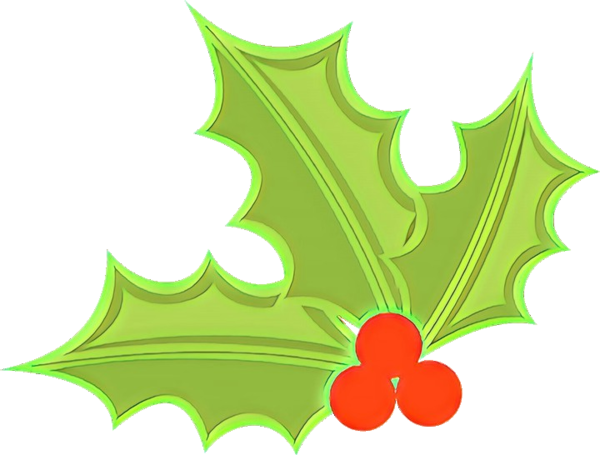 Transparent Clip Art Christmas Christmas Day Common Holly Green Leaf for Christmas