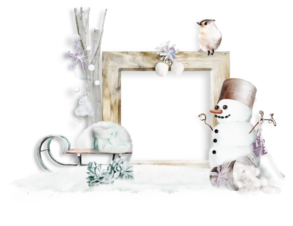 Transparent christmas Picture frame for Christmas Border for Christmas