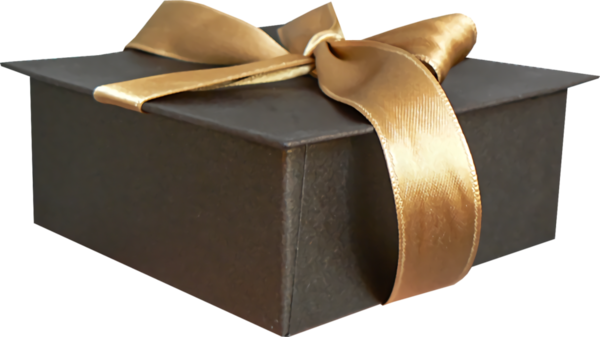 Transparent christmas Brown Box Ribbon for Christmas Gift for Christmas