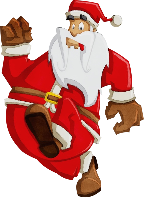 Transparent Mrs Claus Reindeer Santa Claus Cartoon for Christmas