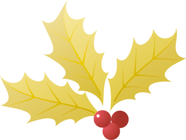 Transparent christmas Leaf Tree Maple leaf for Holly for Christmas