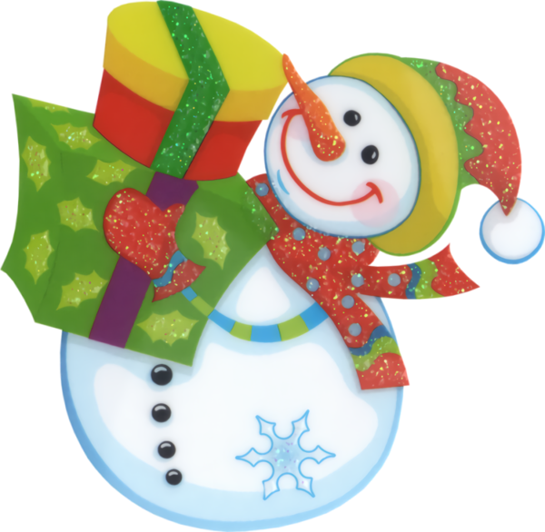 Transparent christmas Holiday ornament Snowman for Snowman for Christmas