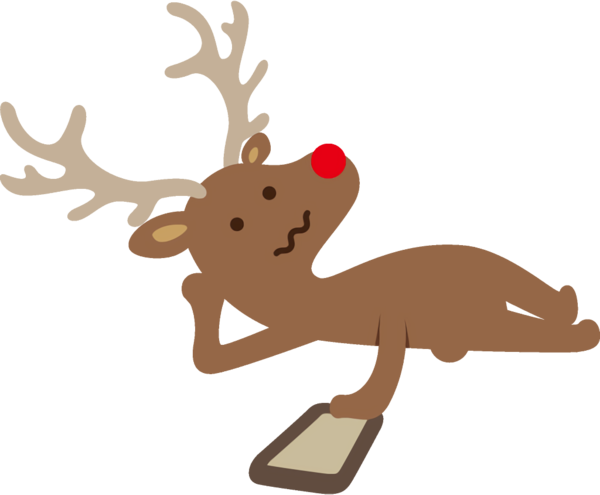 Transparent christmas Reindeer Cartoon Deer for Reindeer for Christmas