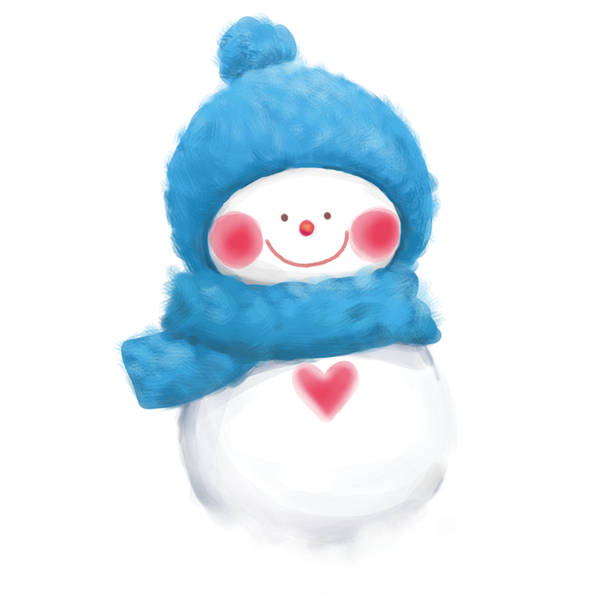 Transparent Snowman Editing Winter Stuffed Toy for Christmas