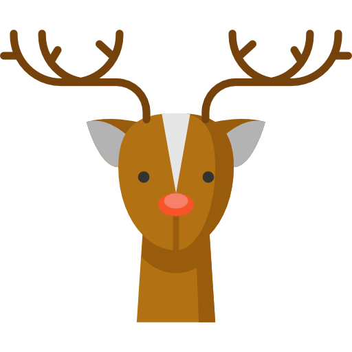 Transparent Reindeer Deer Christmas Tail for Christmas