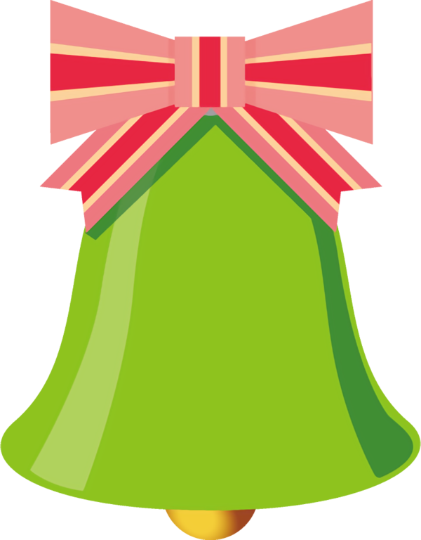 Transparent christmas Green for Jingle Bells for Christmas
